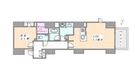 ブランズ麻布十番 10階 間取り図