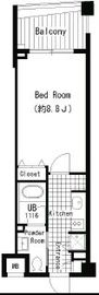 JMFレジデンス世田谷三宿 515 間取り図