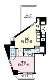 レジディア恵比寿3 502 間取り図