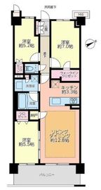 グランスイート高田馬場諏訪の杜 4階 間取り図