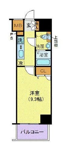 ジェノヴィア新宿グリーンヴェール 11階 間取り図