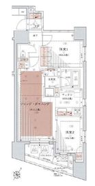 ベリスタ人形町 4階 間取り図