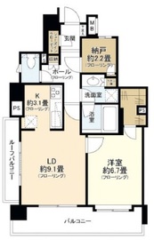 ルジェンテ白金台 5階 間取り図