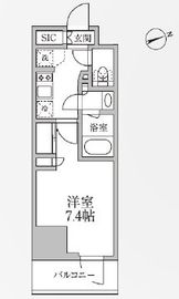 レジディア新御徒町2 605 間取り図