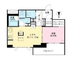 オーベル代々木上原 4階 間取り図