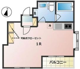 カイザー赤坂ビル 401 間取り図