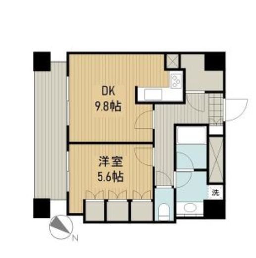 アトラスタワー小石川 3階 間取り図