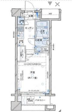 パレステュディオ神楽坂シティタワー 3階 間取り図