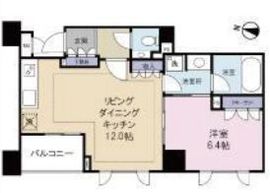 グレンパーク駒場 8階 間取り図