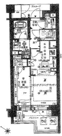 ジオ目黒 5階 間取り図