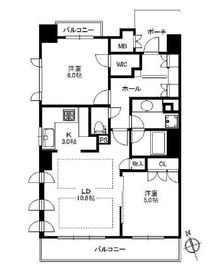 アクシルコート島津山南 601 間取り図