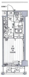 ガリシア日本橋水天宮 4階 間取り図