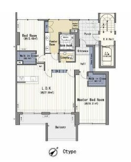 ヴィラージュヴェール松濤 302 間取り図