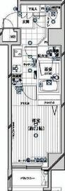 ガリシアヒルズ六本木 12階 間取り図