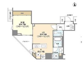 ザ・パークハウス品川荏原町 12階 間取り図