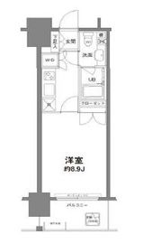 コンフォリア新宿御苑1 303 間取り図