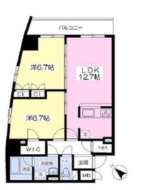 フォレシティ小伝馬町 1002 間取り図