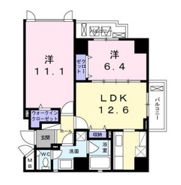 テラスイーストフォー 202 間取り図