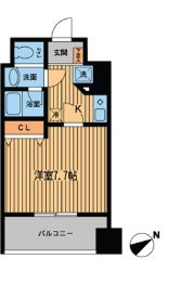 プライムアーバン門前仲町 1006 間取り図