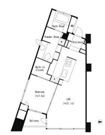 We Will 八丁堀 1202 間取り図