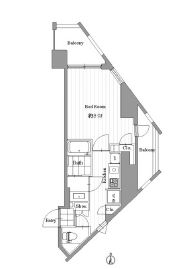 シグマ西麻布2 403 間取り図