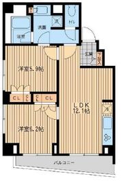 レジデンス代々木公園 310 間取り図