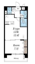 リブリ・グラン関口 402 間取り図