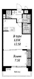 リブリ・グラン関口 502 間取り図