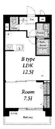 リブリ・グラン関口 802 間取り図