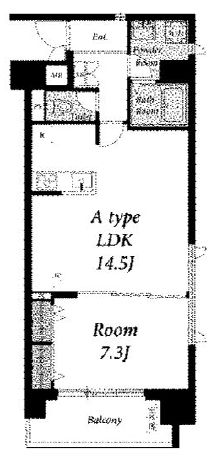 リブリ・グラン関口 501 間取り図