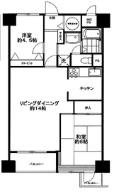 グランドメゾン田町 9階 間取り図