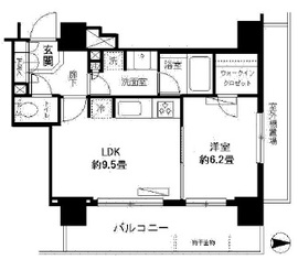 パークタワー秋葉原 10階 間取り図