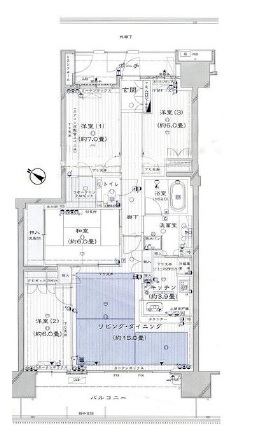 ニュートンプレイス 20階 間取り図