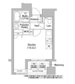 コンフォリア銀座イースト 707 間取り図