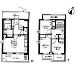 プラウドシティ阿佐ヶ谷 1階 間取り図