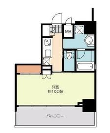 ミライズレジデンシャル九段 901 間取り図