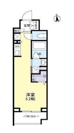 パークフラッツ中目黒 604 間取り図