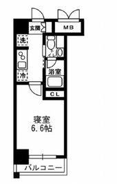 レジディア月島3 209 間取り図