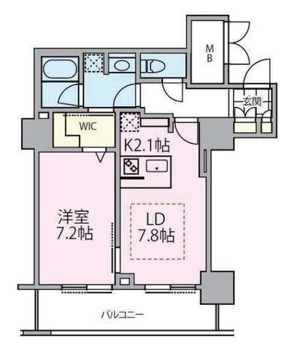 ロイヤルパークスタワー南千住 2111 間取り図