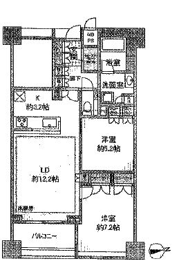 アピス神楽坂ハイセレサ 4階 間取り図