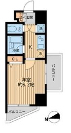 HF早稲田レジデンス 1501 間取り図