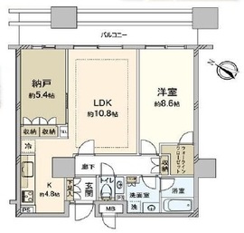 ガレリアグランデ 6階 間取り図