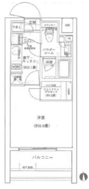 パークリュクス白金mono 9階 間取り図