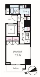 セジョリ西麻布 4階 間取り図
