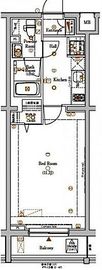 アワーズ笹塚 402 間取り図