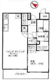 グローリオ白金高輪 2階 間取り図