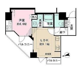 ザ・パークハウス品川荏原町 10階 間取り図