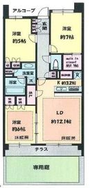 ザ・パークハウス二子玉川ガーデン 2階 間取り図