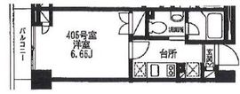 カスタリア戸越駅前 405 間取り図