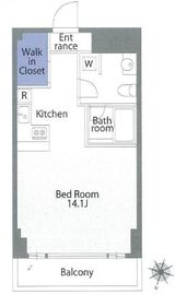 エスティメゾン麻布永坂 204 間取り図